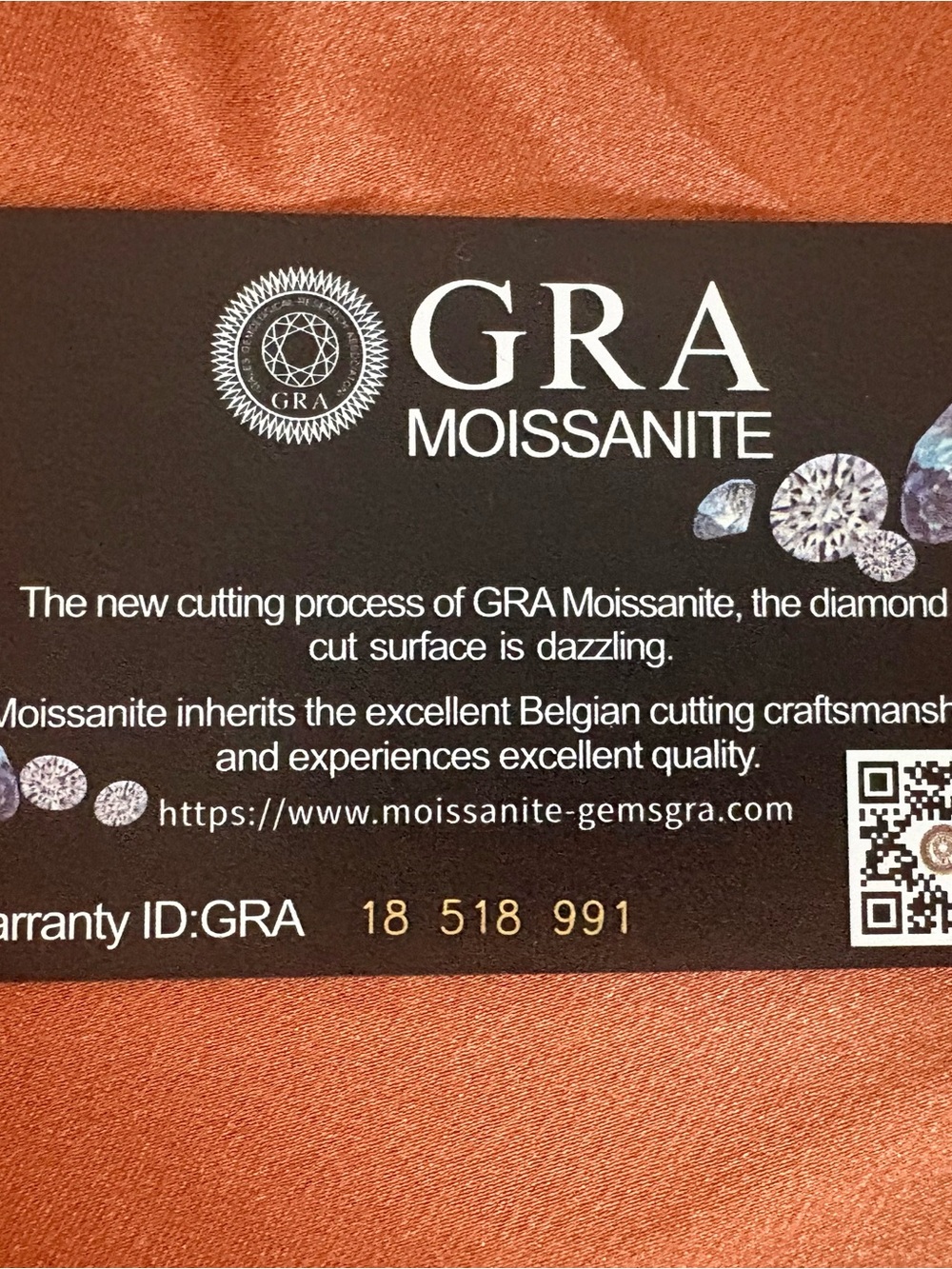 Round Moissanite Ring Size 7 GRA Certification - Picture 6 of 6